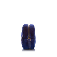 Gucci GG Marmont Matelassé Belt Bag en Soie en Bleu