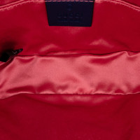Gucci GG Marmont Matelassé Belt Bag Silk in Blue