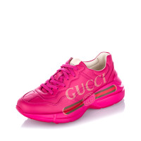 Gucci Rhyton Sneaker in Pelle in Rosa