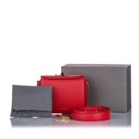 Alexander McQueen Box Bag 16 aus Leder in Rot