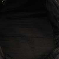 Prada Handtasche aus Baumwolle in Schwarz