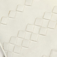 Bottega Veneta Täschchen/Portemonnaie aus Leder in Weiß