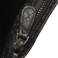 Bottega Veneta Täschchen/Portemonnaie aus Leder in Schwarz