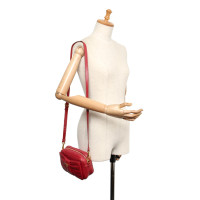 Prada Shoulder bag Leather in Red