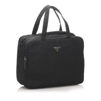 Prada Handtasche aus Baumwolle in Schwarz