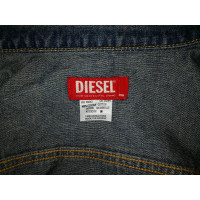 Diesel Veste/Manteau en Coton en Bleu