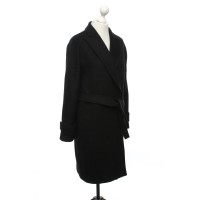 Max Mara Jacke/Mantel aus Wolle in Schwarz