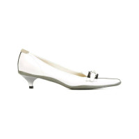 Prada Pumps/Peeptoes Leather in White