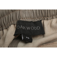 Oakwood Paire de Pantalon en Cuir en Taupe