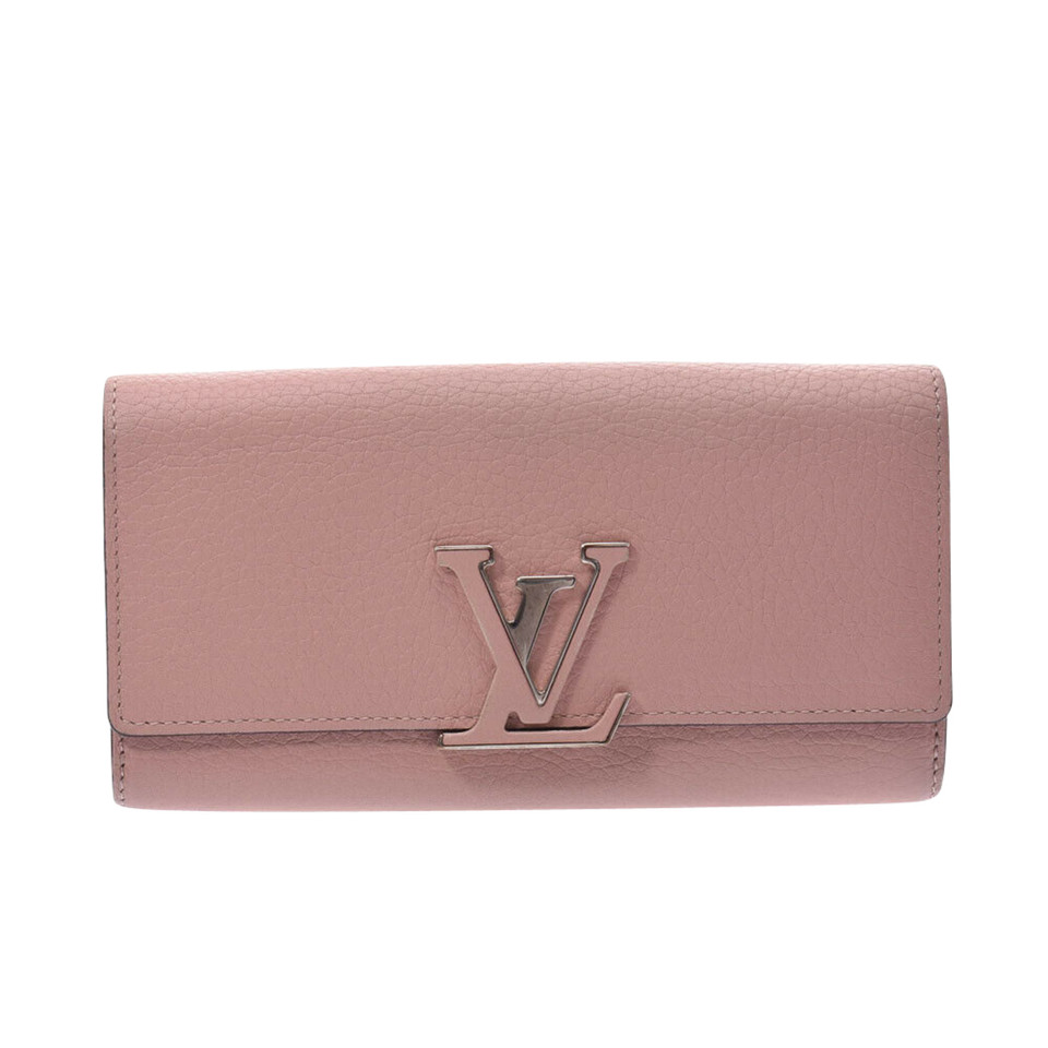Louis Vuitton Täschchen/Portemonnaie aus Leder in Rosa / Pink