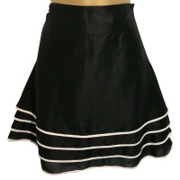 Reiss Skirt Linen in Black