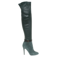 Jimmy Choo Overknee-Stiefel in Grün 