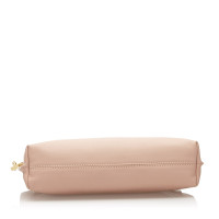 Burberry Clutch aus Canvas in Rosa / Pink