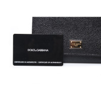 Dolce & Gabbana Umhängetasche aus Leder in Schwarz