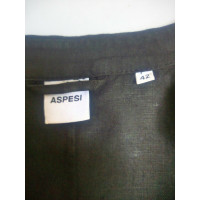 Aspesi Anzug aus Leinen in Schwarz