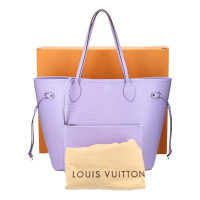 Louis Vuitton Neverfull MM32 aus Leder in Violett