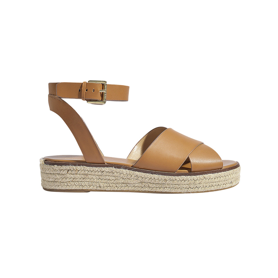 Michael Kors Sandalen aus Leder in Braun