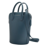 Calvin Klein Handbag Leather in Turquoise
