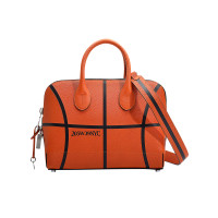 Calvin Klein Handbag Leather in Orange
