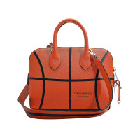 Calvin Klein Handbag Leather in Orange