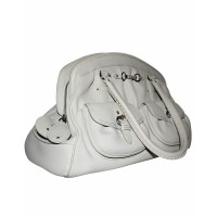 Dior Umhängetasche aus Leder in Weiß