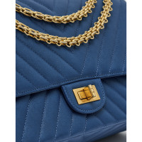 Chanel 2.55 in Pelle in Blu