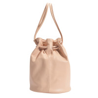 Mansur Gavriel Bucket Bag  en cuir rose