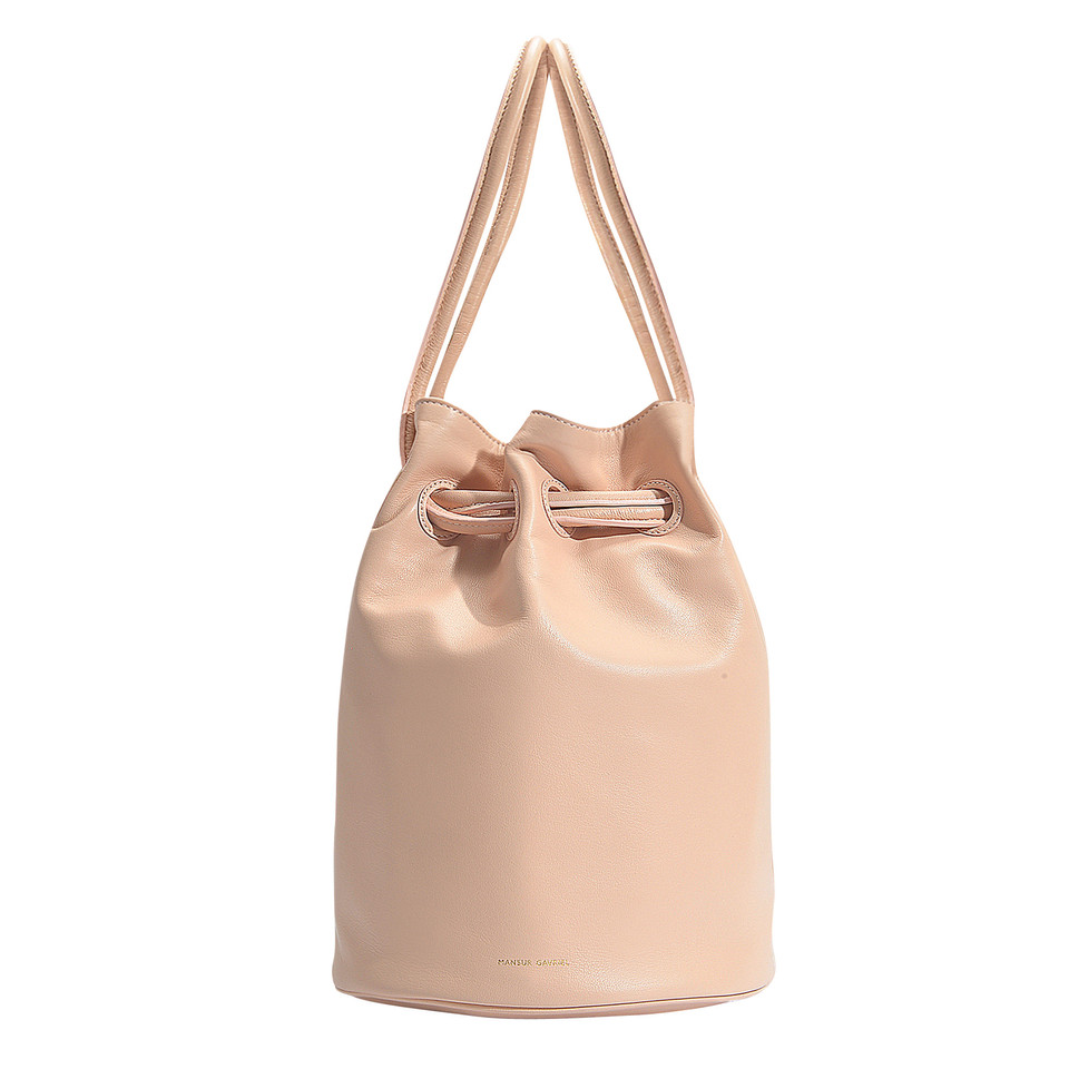 Mansur Gavriel Bucket Bag  made of leather in pink