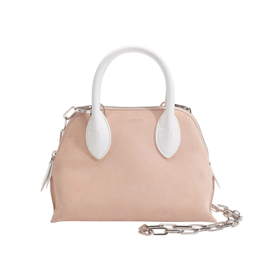 Lanvin Tote bag Leather in Pink