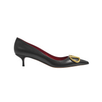 Valentino Garavani Pumps/Peeptoes en Cuir en Noir