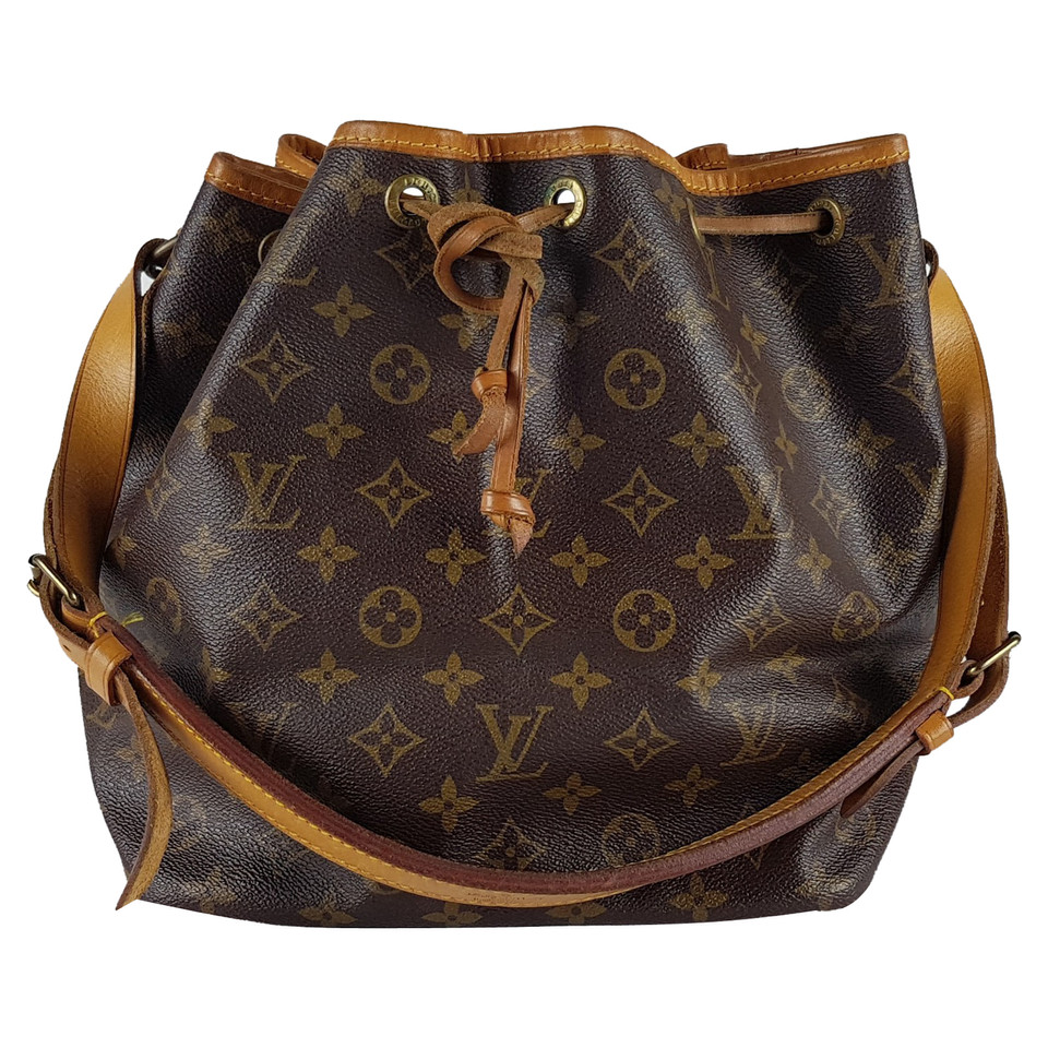 Louis Vuitton Sac Noé in Tela in Marrone