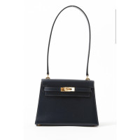 Hermès Kelly Bag 20 Leather in Blue
