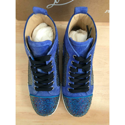 Christian Louboutin Chaussures de sport en Cuir en Bleu