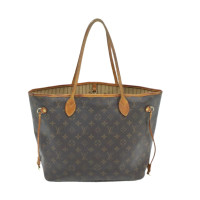 Louis Vuitton Neverfull aus Canvas in Braun