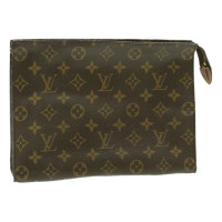 Louis Vuitton Pochette aus Canvas in Braun