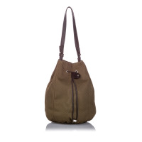 Yves Saint Laurent Handbag Canvas in Brown