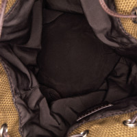 Yves Saint Laurent Handtasche aus Canvas in Braun