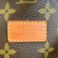 Louis Vuitton Saumur 40 in Tela in Marrone