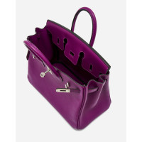 Hermès Birkin Bag 25 Leer in Roze