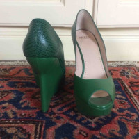 Bally Pumps/Peeptoes Leather in Green
