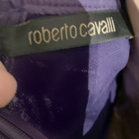 Roberto Cavalli Robe en Coton en Violet