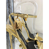 Tom Ford Sandals Leather in Gold