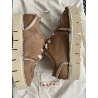 Marni Lace-up shoes Leather in Beige