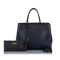 Fendi 2Jours en Cuir en Noir