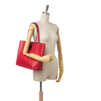 Fendi Tote bag Leather in Red