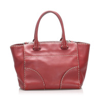 Prada Shoulder bag Leather in Red