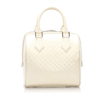 Louis Vuitton Speedy aus Leder in Weiß