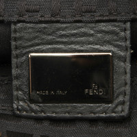 Fendi Sac à main en Toile en Noir