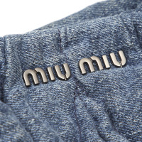 Miu Miu Tote bag in Denim in Blu