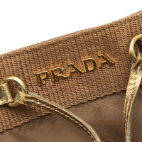 Prada Shoulder bag Cotton in Brown